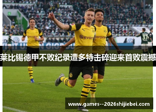 莱比锡德甲不败纪录遭多特击碎迎来首败震撼